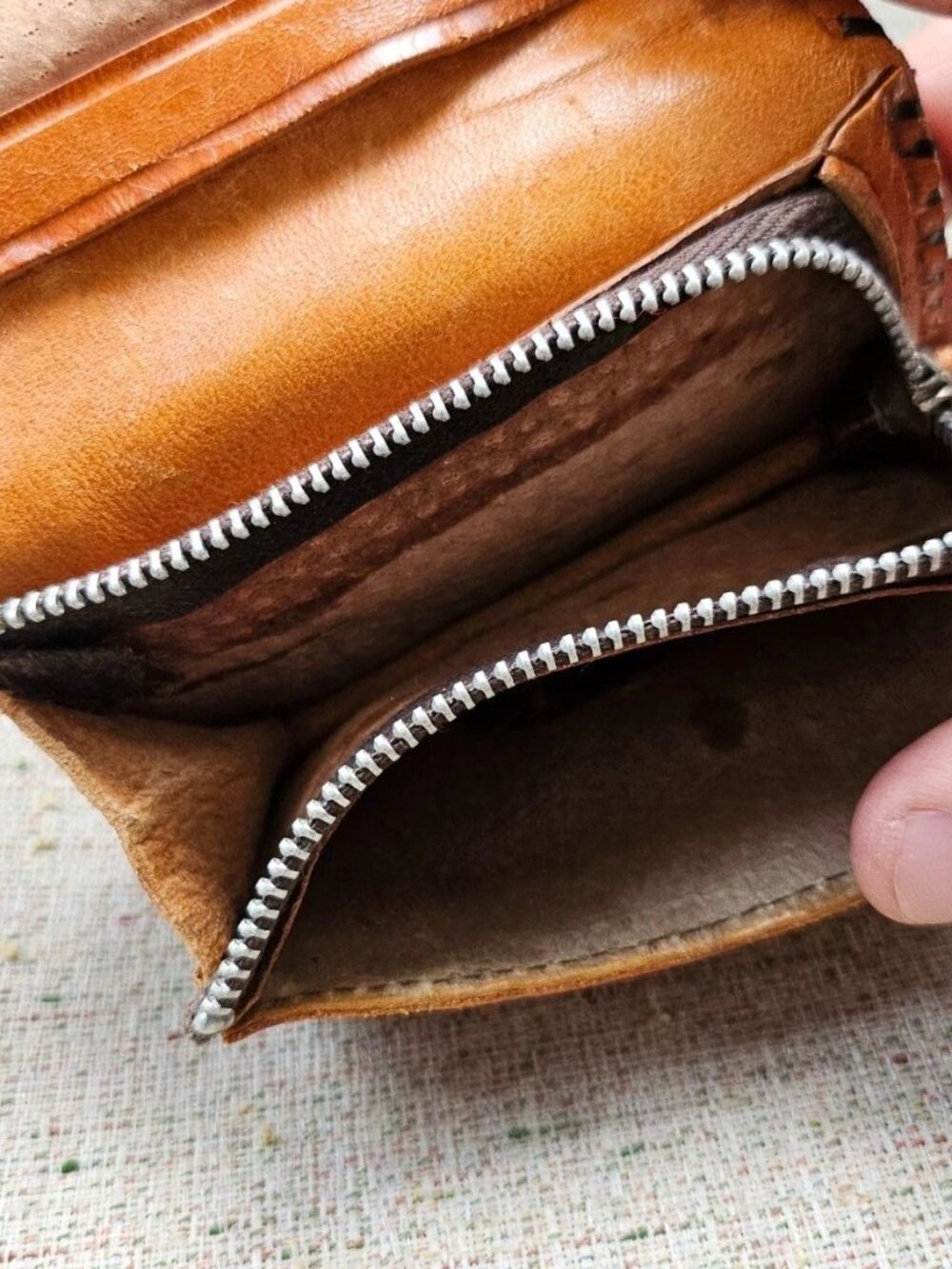 Mexico Handmade Wallet Genuine Leather Coin Puruse Card Holder Purse - Picture 10 of 12